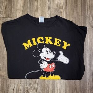 Vintage Black Mickey Mouse Delta T-Shirt